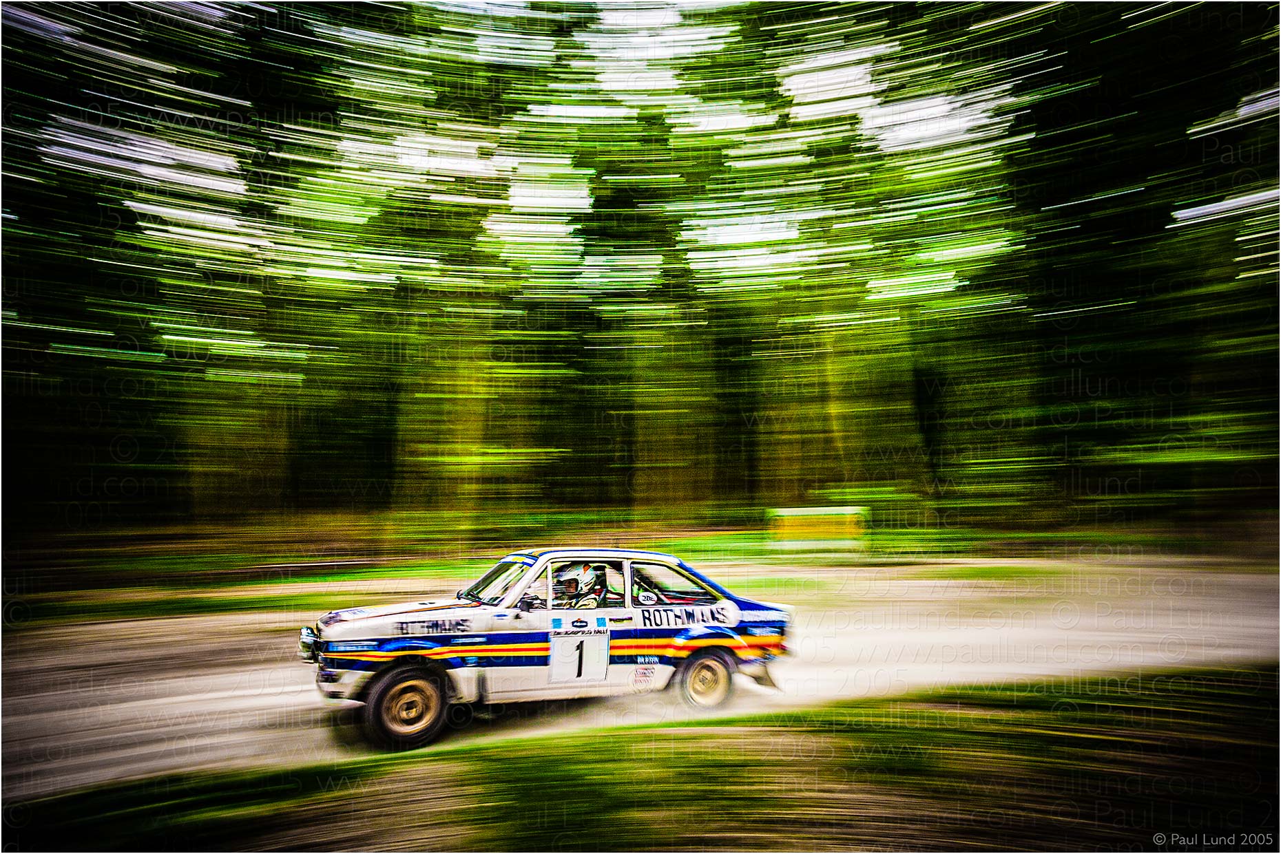 Ford Escort RS1800 MK2 1979 at Goodwood Festival of Speed 2005. Photographer: Paul Lund